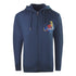 Cavalli Class Bold Tiger Logo Navy Blue Zip Up Hoodie